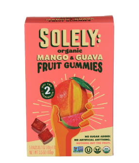 Solely - Mango and Guava Fruit Gummies