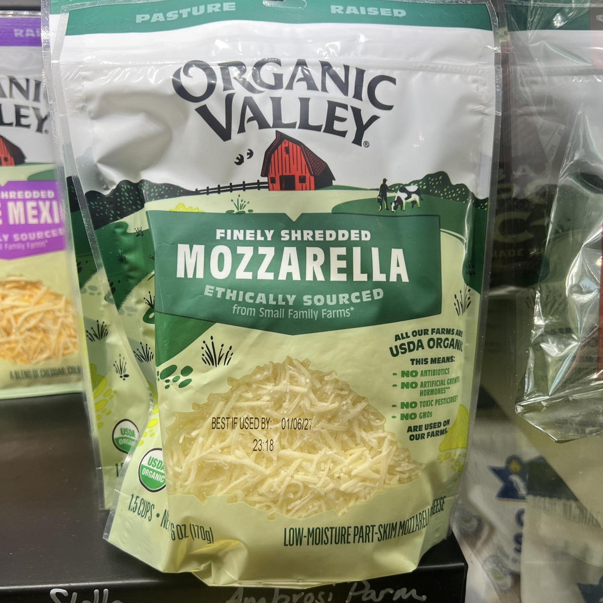 Organic Valley Shredded Mozzarella