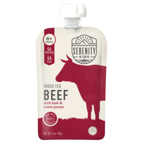 Serenity Kids - Grass Fed Beef with Kale and Sweet Potato
